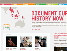 Tablet Screenshot of documentourhistorynow.org